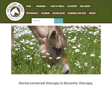 Tablet Screenshot of healingreins.org